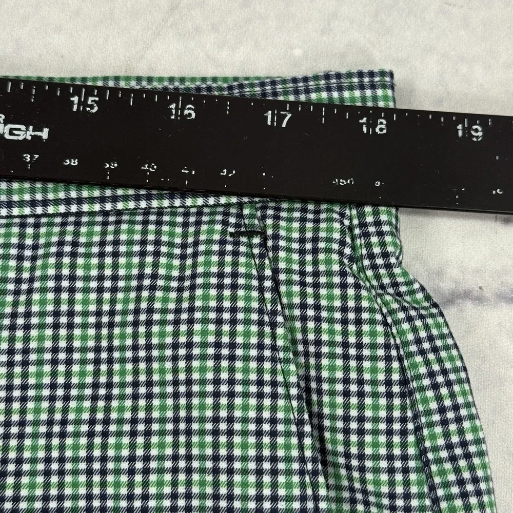 BEN HOGAN Men's Golf Shorts 36 Green Check Performance 10